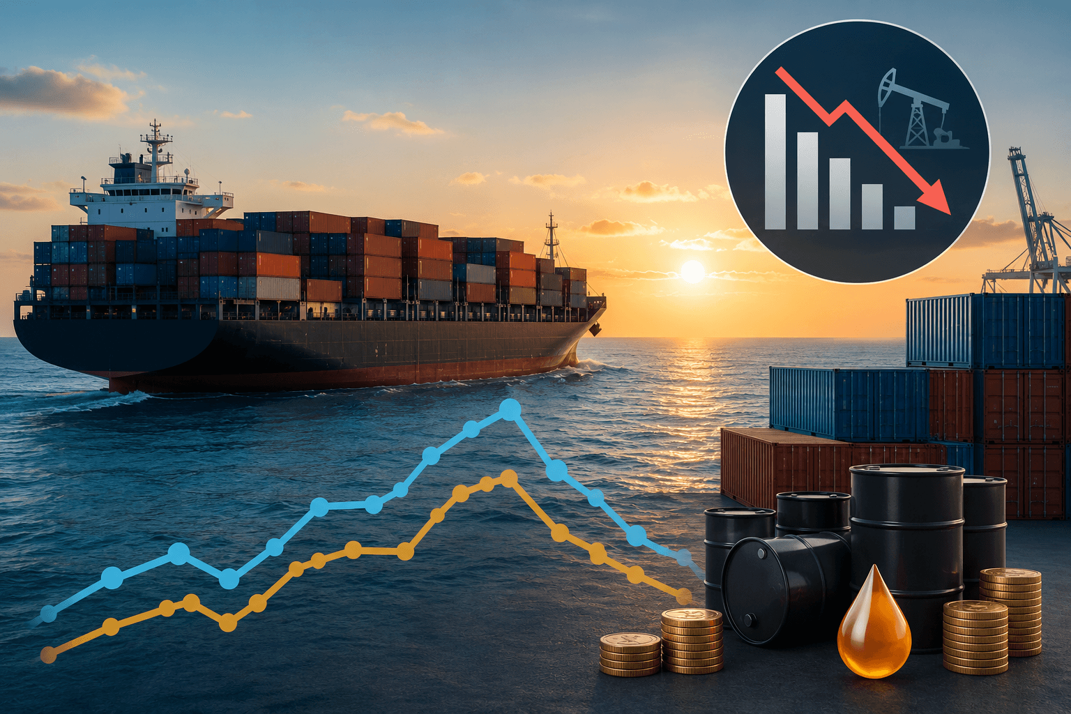 Container Freight Rate July Update: Brent Below Pre-War Levels Begins Bunker Correction