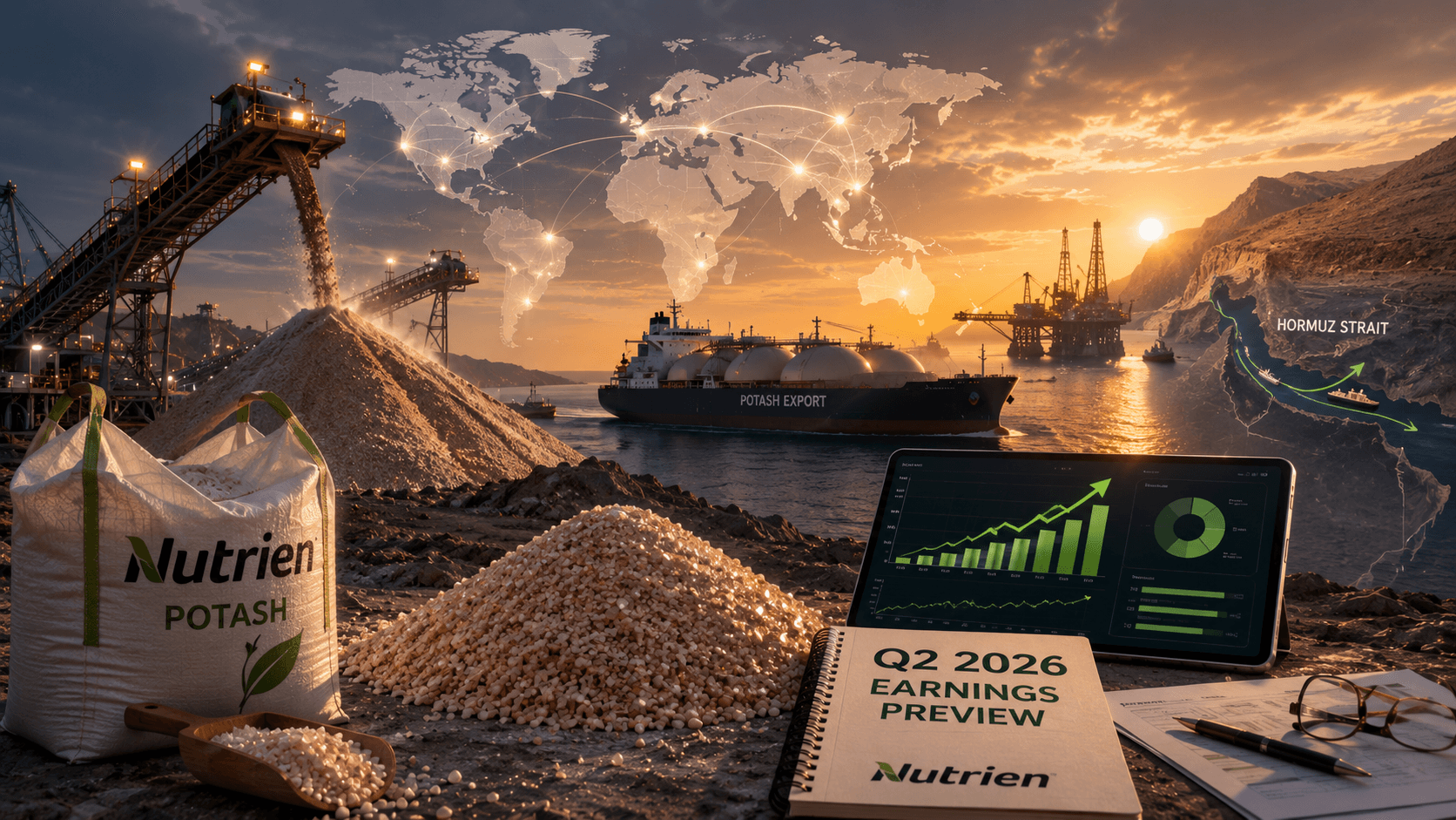 Potash: Xem trước thu nhập quý 2 năm 2026 của Nutrien - Người hưởng lợi lớn nhất từ cuộc khủng hoảng Hormuz