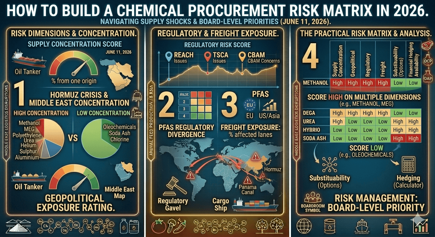 Building a Chemical Procurement Risk Matrix for 2026: A Practical Guide