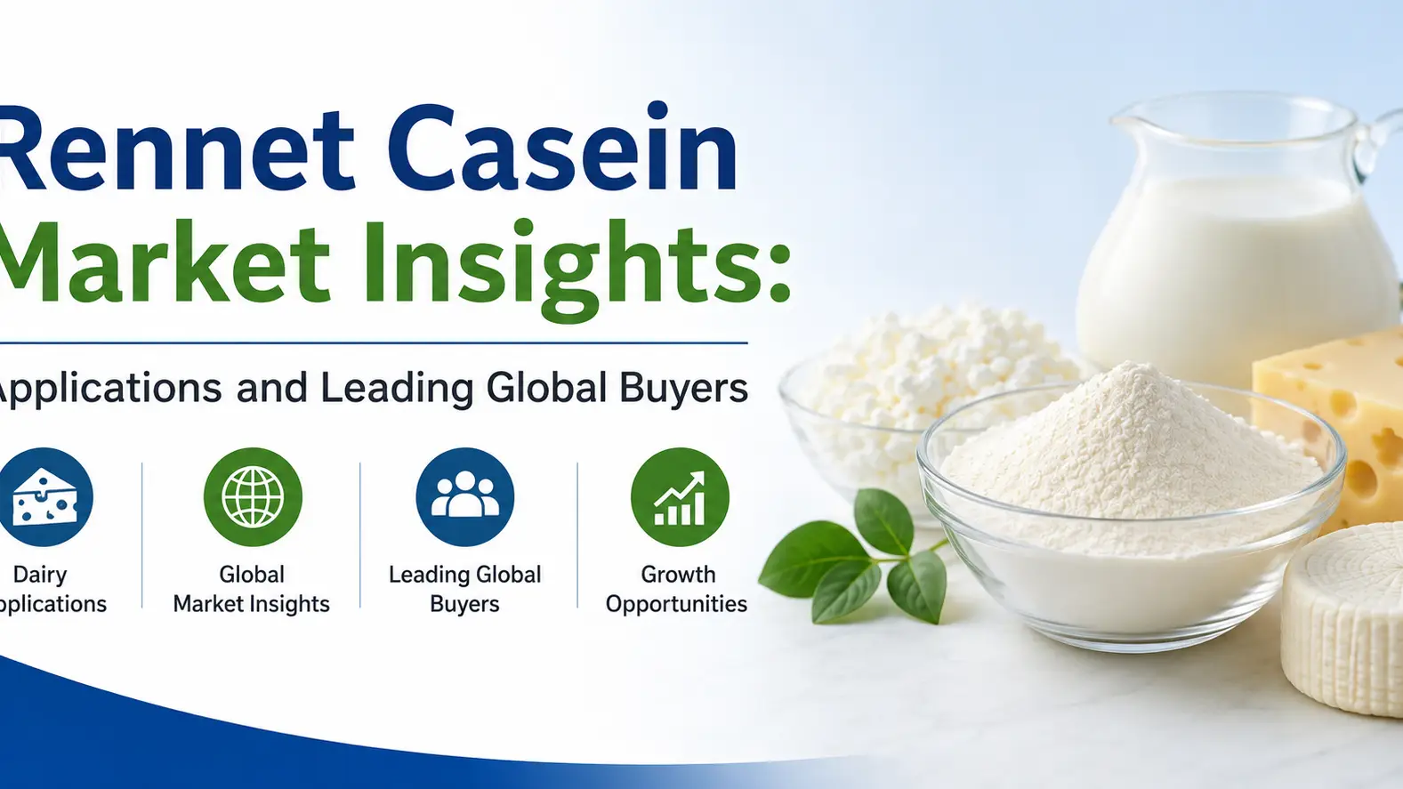 Thông tin chi tiết về thị trường Rennet Casein: Ứng dụng và người mua hàng đầu toàn cầu