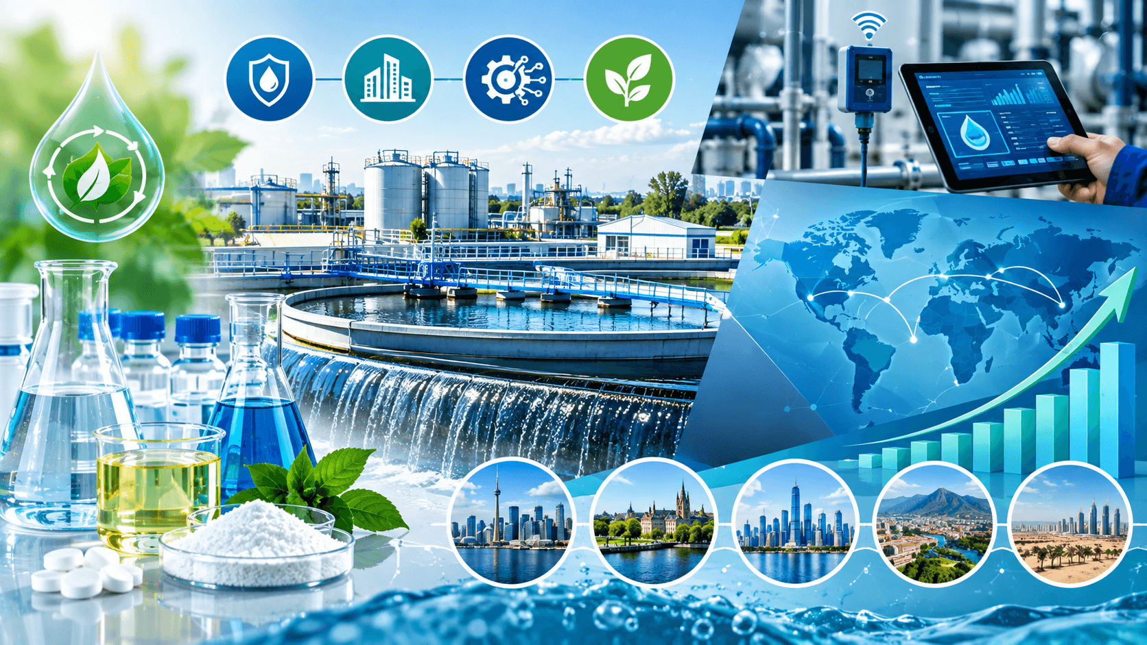 Triển vọng hóa chất xử lý nước 2026: Động lực thị trường và động lực tăng trưởng