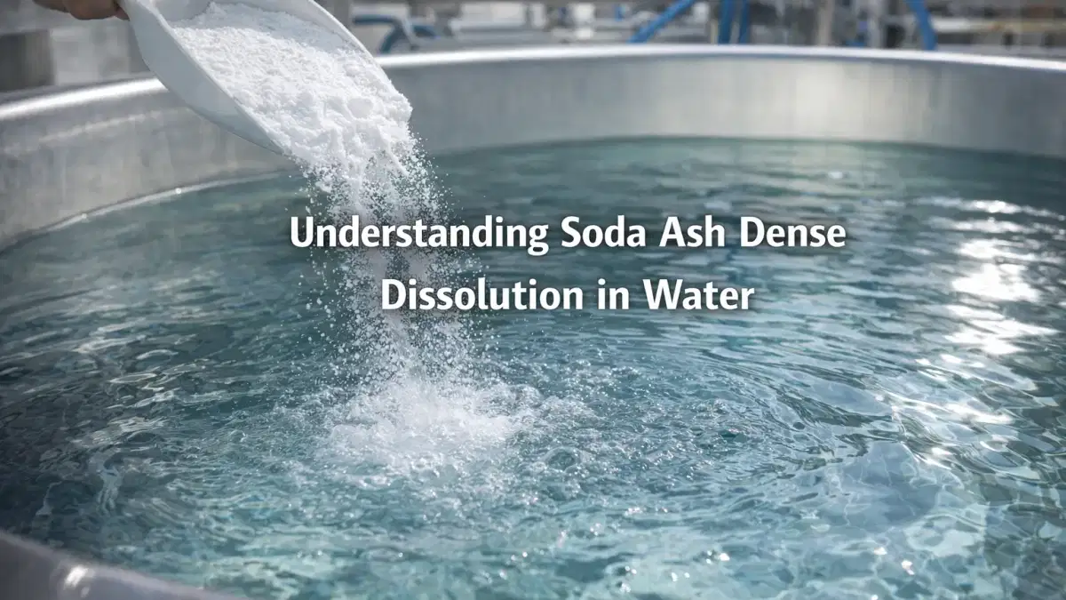 Hiểu sự hòa tan đậm đặc của tro soda trong nước