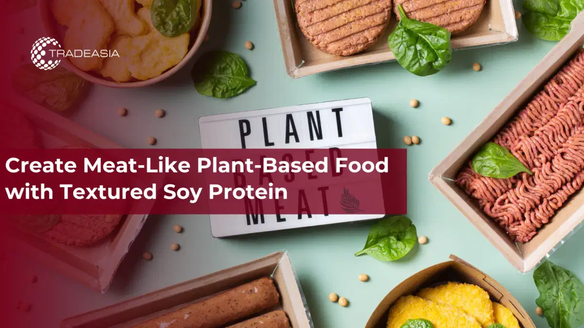 Tạo thực phẩm dựa trên thực vật giống như thịt với protein đậu nành có kết cấu