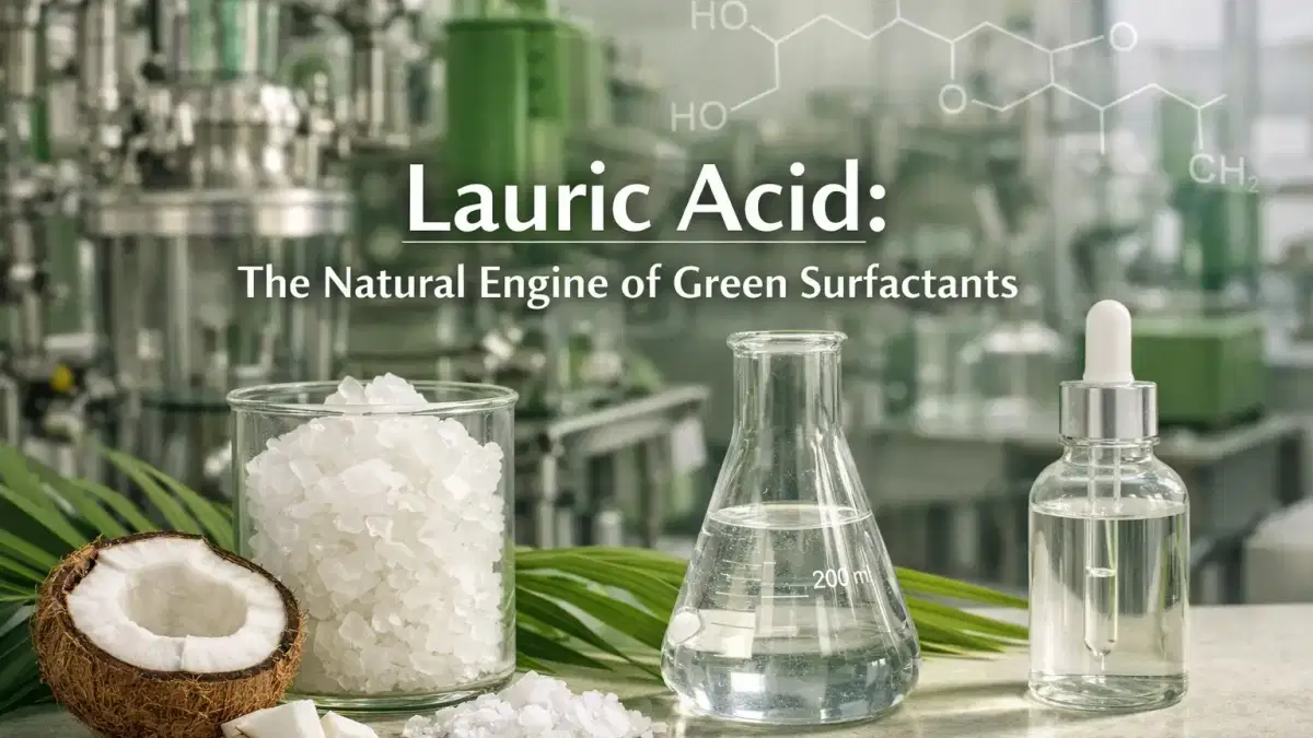 Axit Lauric: Động cơ tự nhiên của chất hoạt động bề mặt xanh