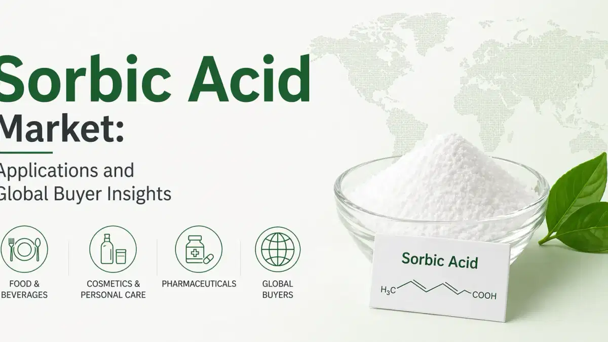 Thị trường axit Sorbic: Ứng dụng và Thông tin chi tiết về người mua toàn cầu